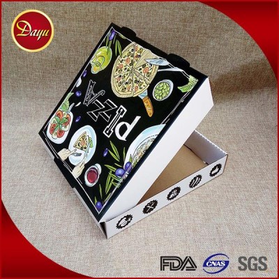 Wholesale recycled pizza sandwich packing kraft paper corrugated box