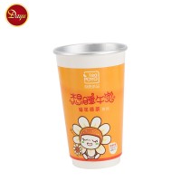 China exported wholesale food drink take away aluminum foil printed paper cups