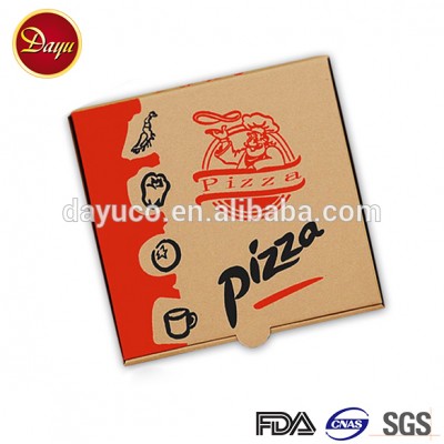 Custom logo rectangular carton pizza food packaging box